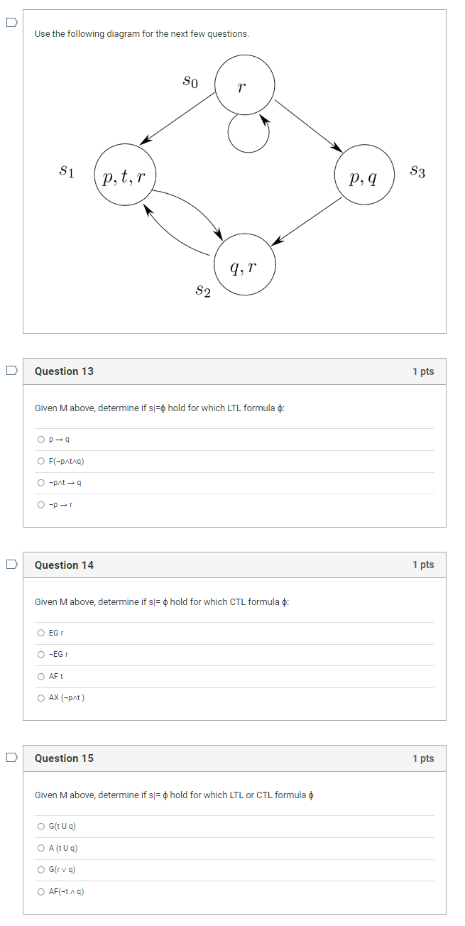 Solved Use The Following Diagram For The Next Few Questions