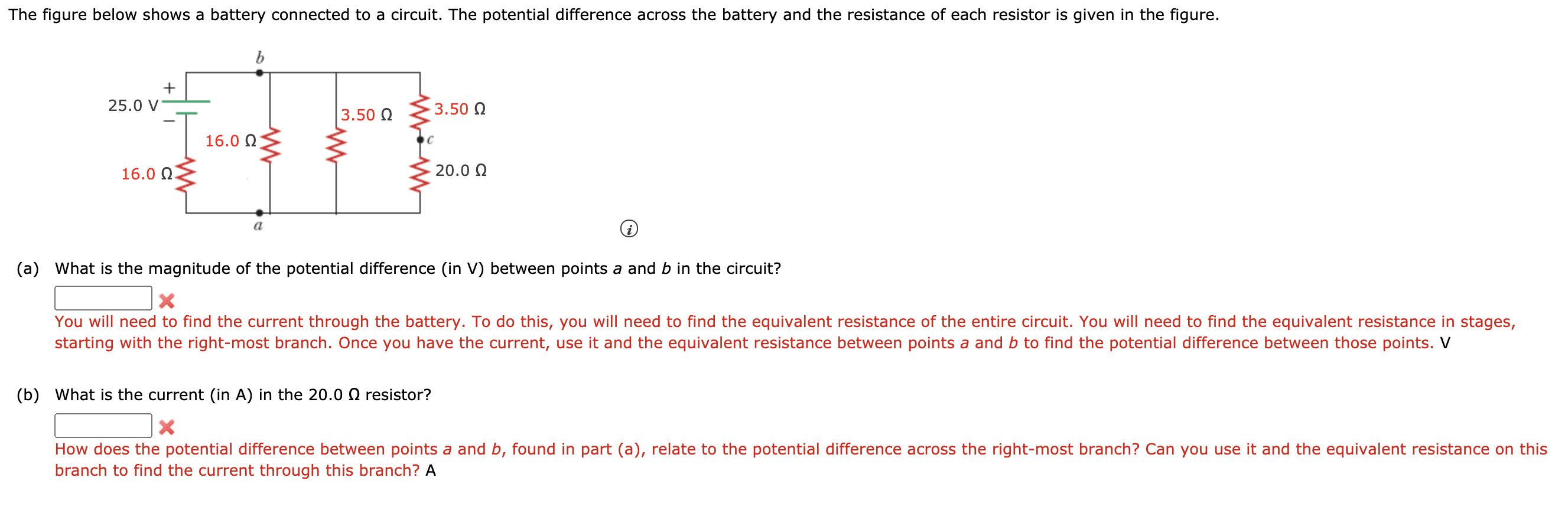 Solved The Figure Below Shows A Battery Connected To A | Chegg.com