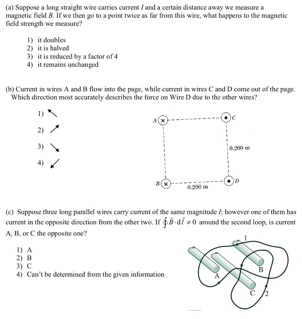 Solved (a) Suppose a long straight wire carries current I | Chegg.com