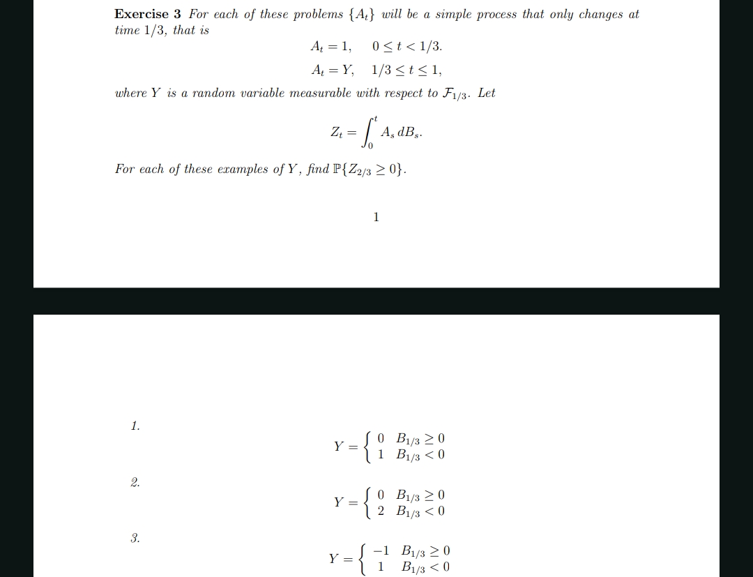 Solved Exercise 3 ﻿for Each Of These Problems {at} ﻿will Be