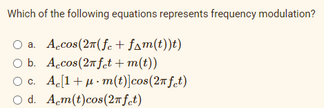 Solved Which of the following equations represents frequency | Chegg.com