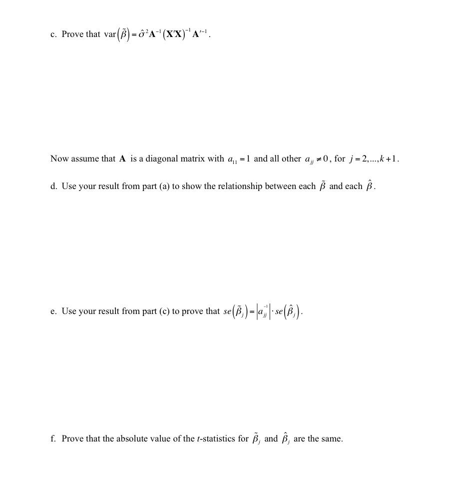 1 12 Marks Let Be An Estimator For B Obtained Chegg Com