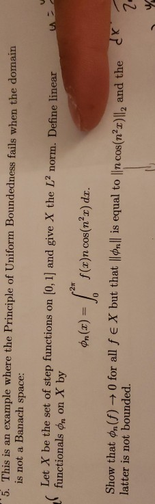 Solved 5. This is an example where the Principle of Uniform | Chegg.com