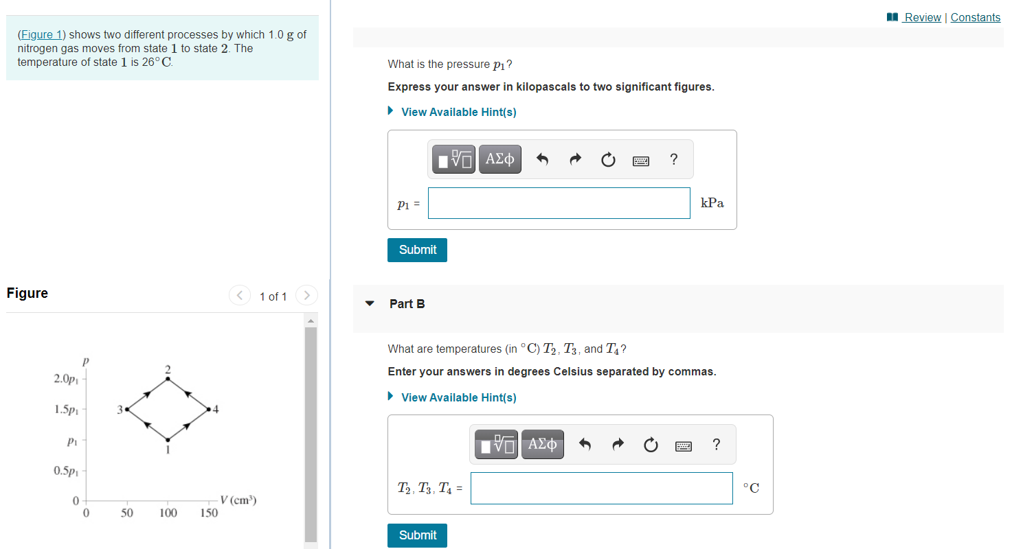 Solved Review Constants (Figure 1) shows two different | Chegg.com