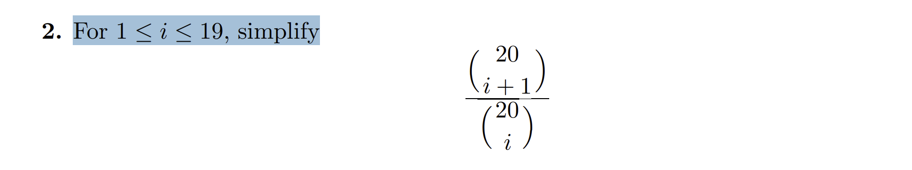 Solved 2. For 1 | Chegg.com