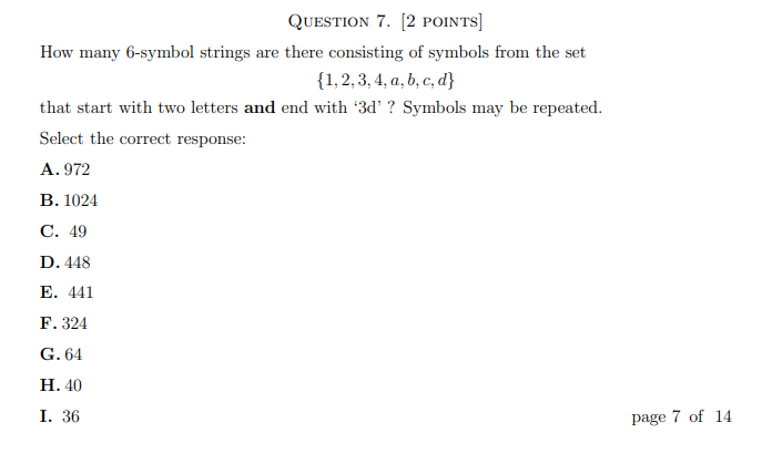 Solved Question 1 2 Points Which One Of The Following Chegg Com