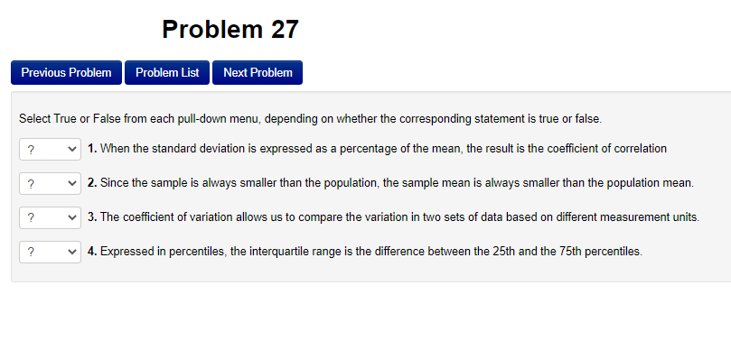 Solved Problem 27 Previous Problem Problem List Next Problem | Chegg.com