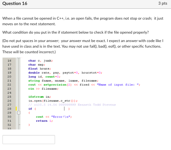 Solved Question 1 2 pts Examine the following code fragment: | Chegg.com