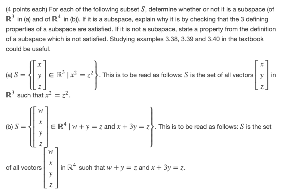 subspace definition math