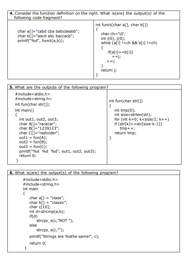 Solved 1. Which of the following define(s) the C-string | Chegg.com