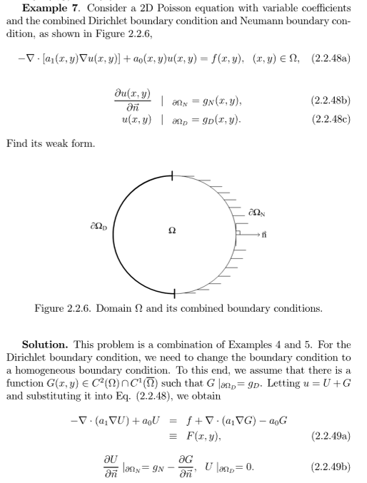 2 1 Derive The Weak Form Problem For 01 Chegg Com