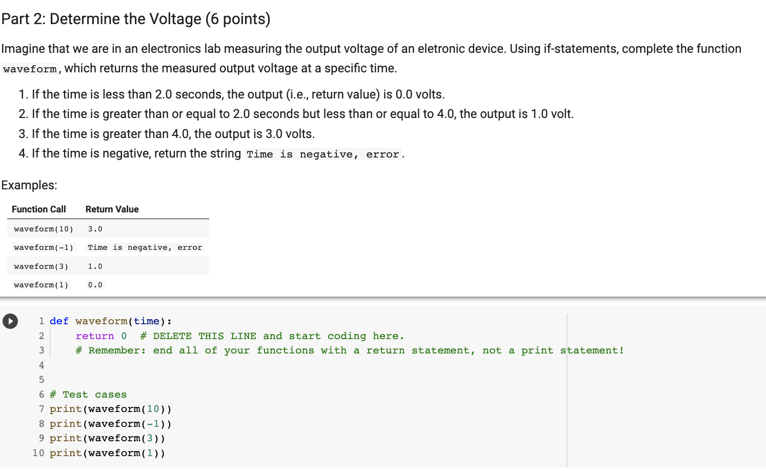 Solved Part 2: Determine the Voltage ( 6 points) Imagine | Chegg.com