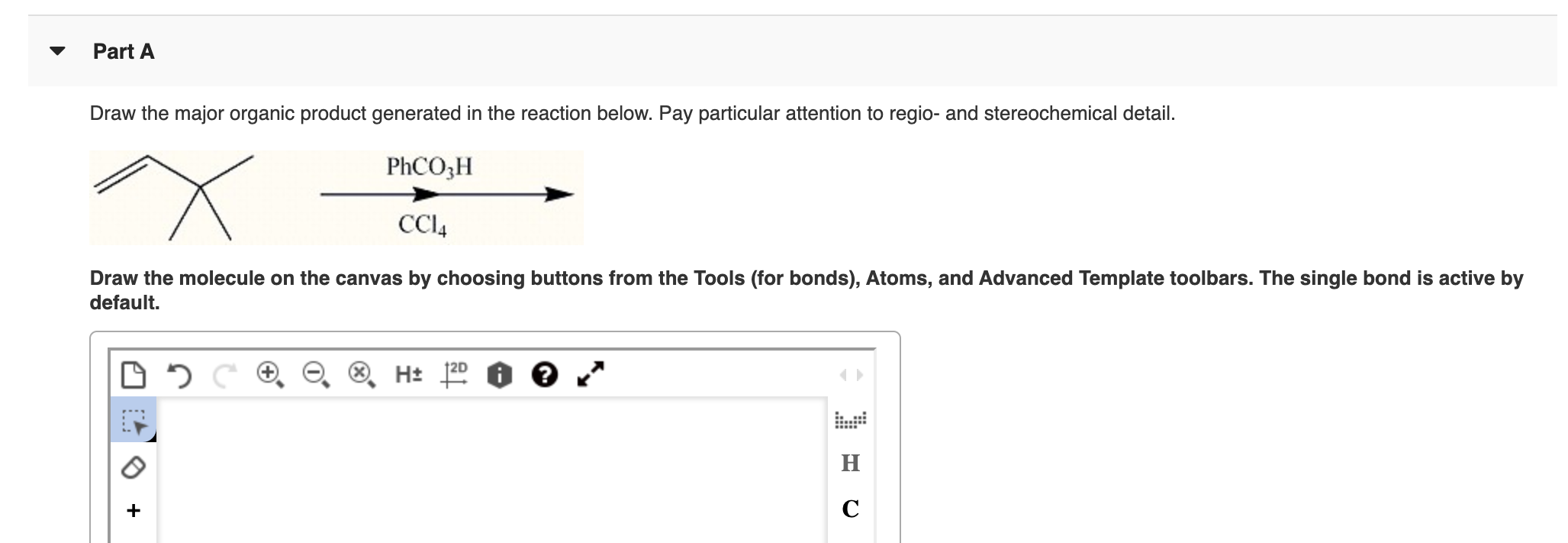Solved Draw the major organic product generated in the | Chegg.com