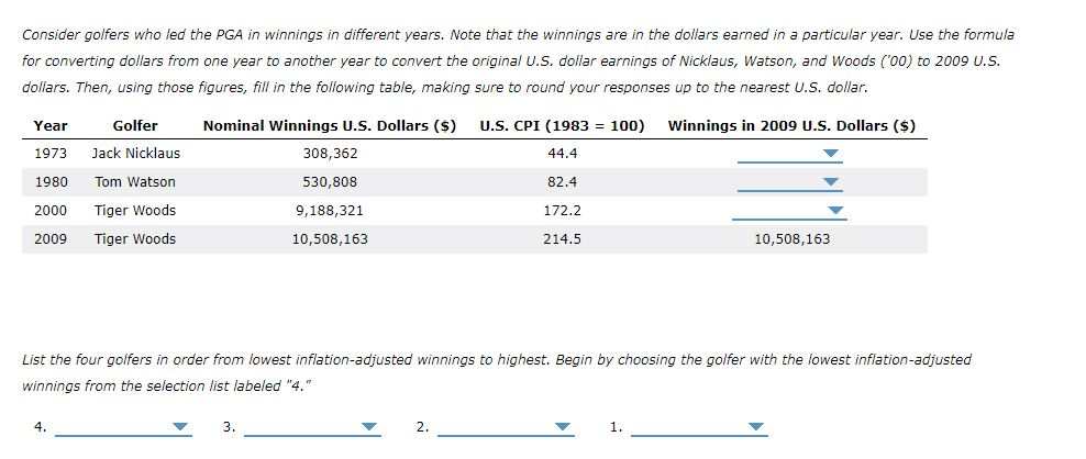 pga winnings last week