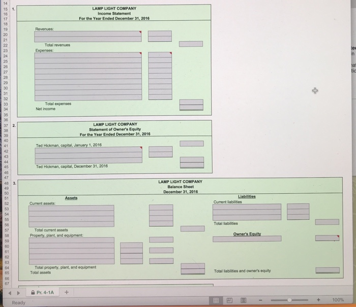 Solved 14 15 1 16 17 18 19 LAMP LIGHT COMPANY