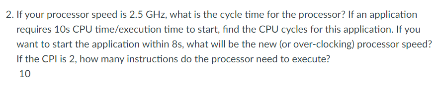 is 2.5 ghz processor fast