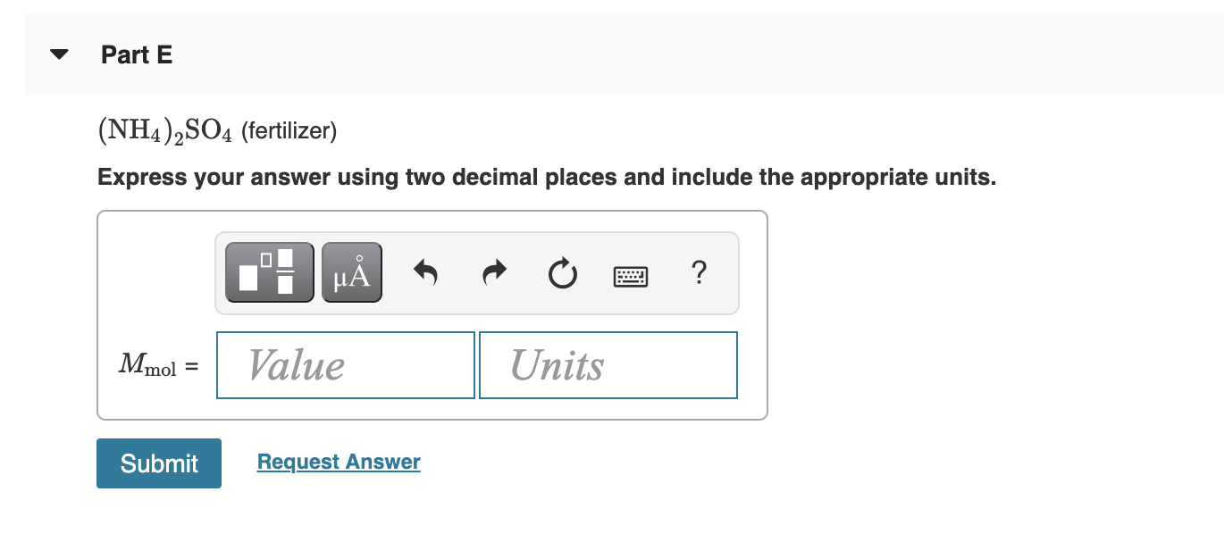 Solved Calculate The Molar Mass For Each Of The Following: | Chegg.com