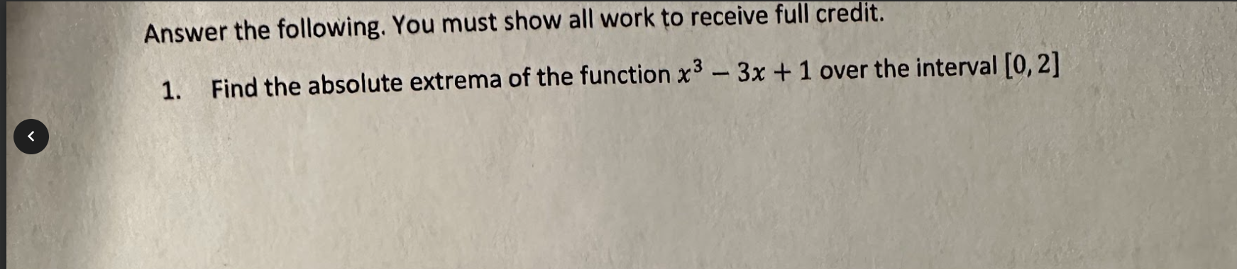 Solved Answer the following. You must show all work to | Chegg.com