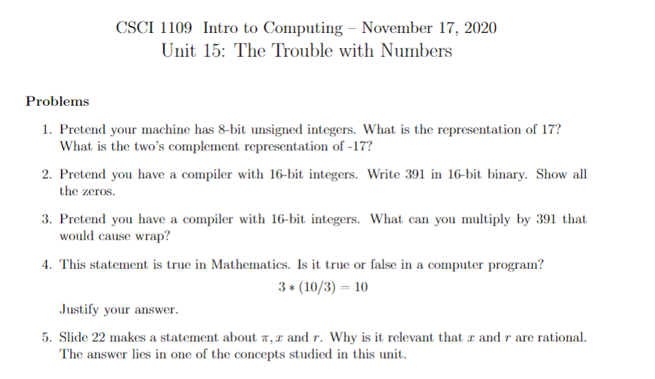 Solved Please I need someone to solve 5 questions NOTE: For | Chegg.com