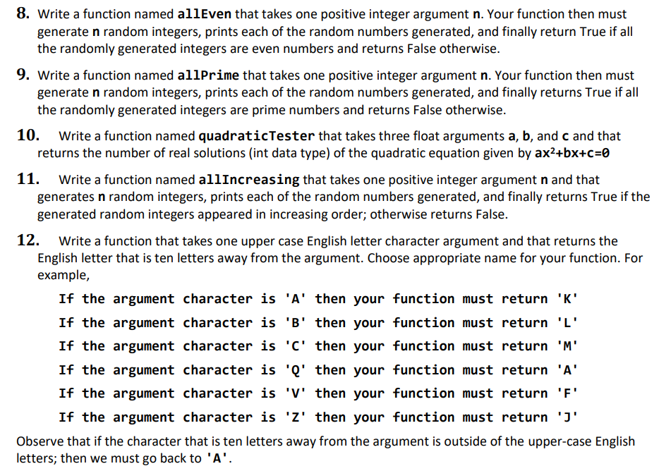 Solved 4. Write a function named successive Product that | Chegg.com