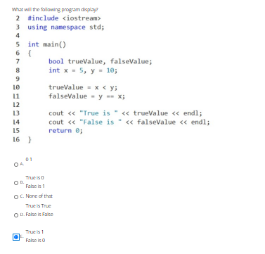 Solved What will the following program display? 2 #include | Chegg.com
