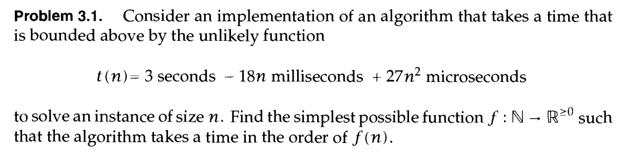 Solved Problem 3.1. Consider An Implementation Of An | Chegg.com