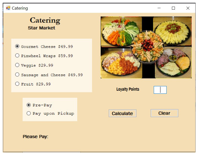 A local grocery store offers party platters made to | Chegg.com