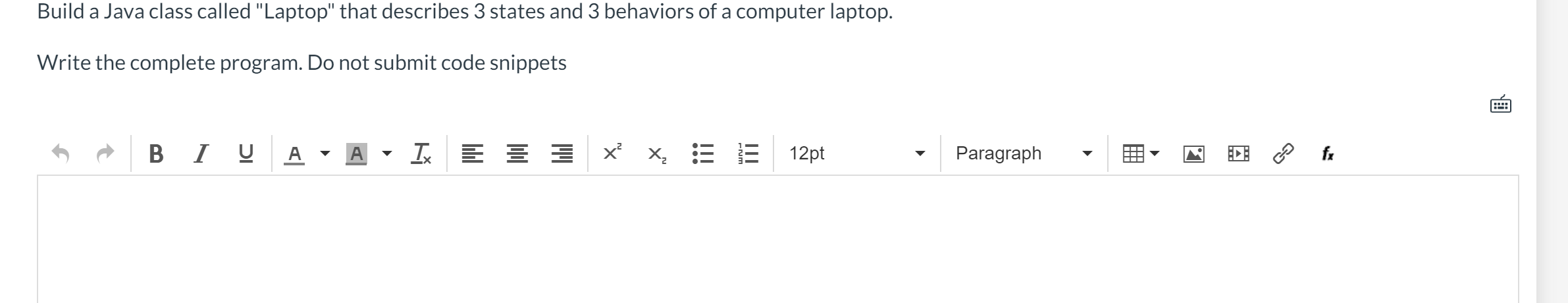 Solved Write a Java program that accepts a string as input | Chegg.com