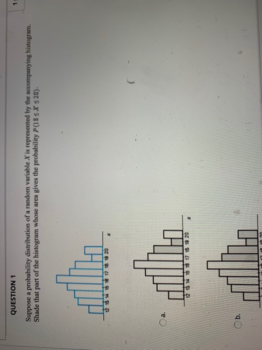 Solved QUESTION 1 Suppose a probability distribution of a | Chegg.com