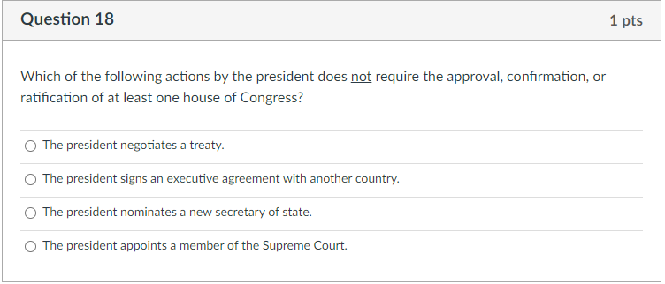 Solved Question 18 1 pts Which of the following actions by | Chegg.com