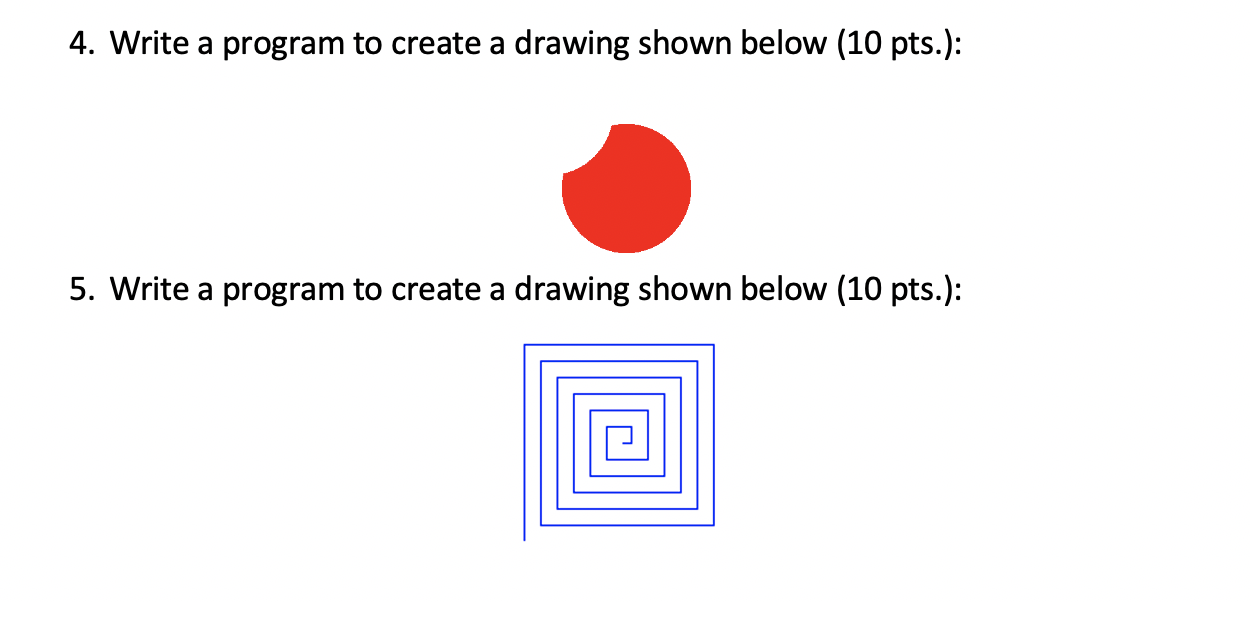 solved draw the turtle code for python + draw the... Solved For the following questions use python as the coding | Chegg.com