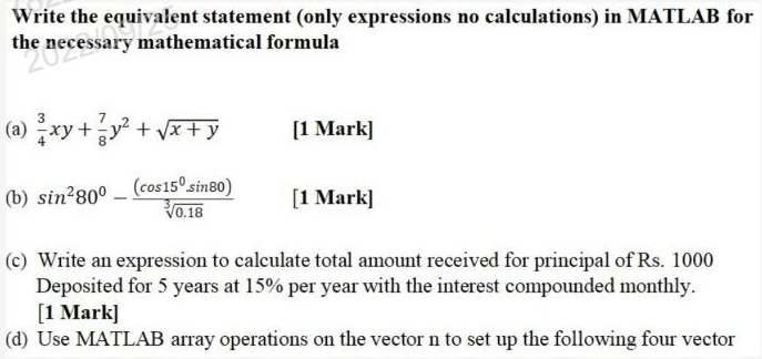 Solved Write the equivalent statement (only expressions no | Chegg.com