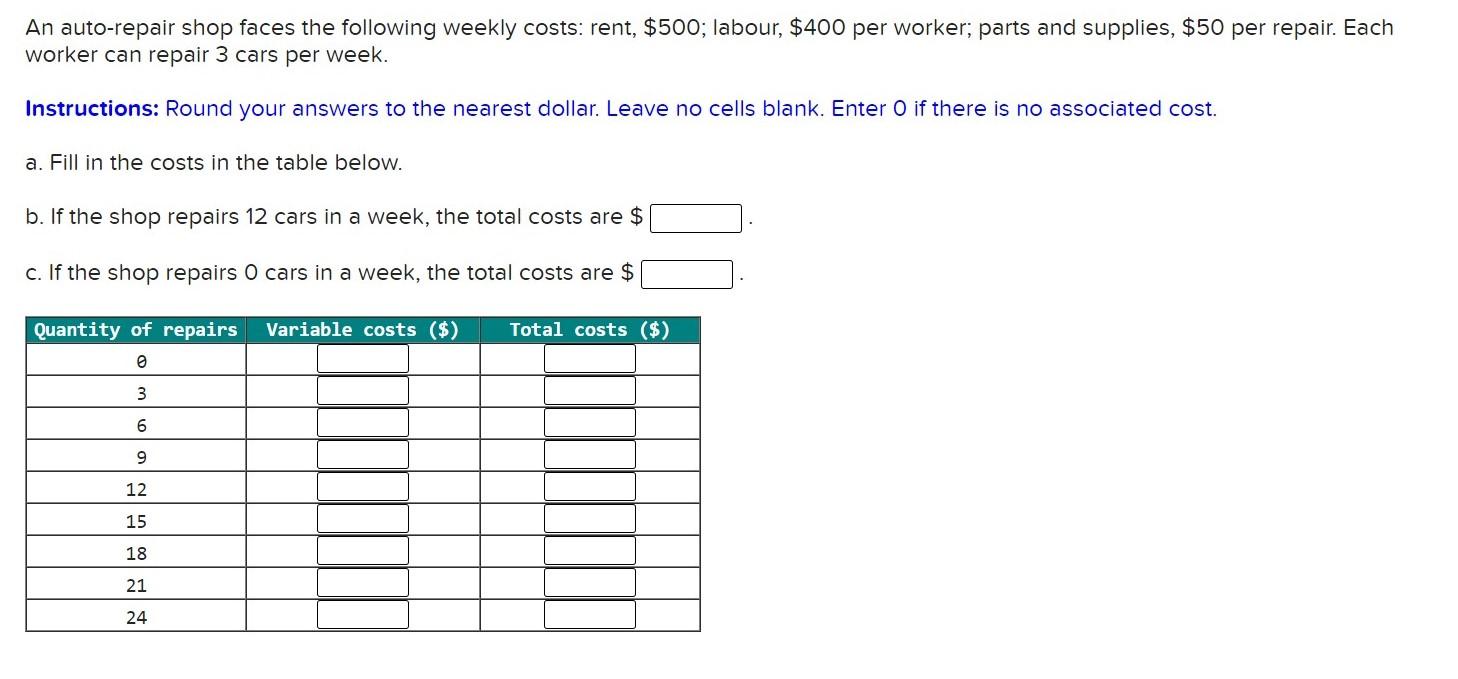 solved-an-auto-repair-shop-faces-the-following-weekly-costs-chegg