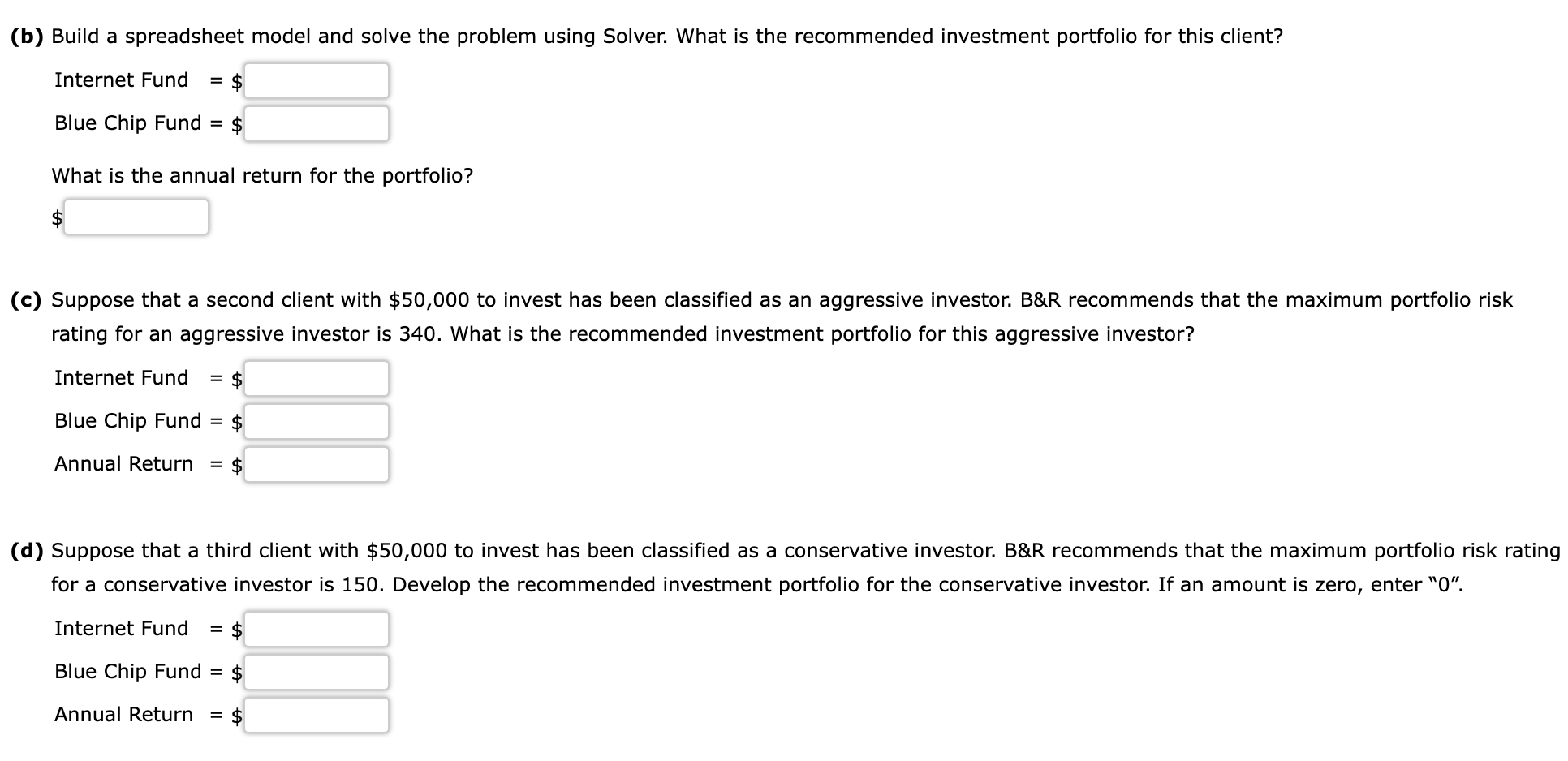 Solved Blair \& Rosen, Inc. (B\&R) Is A Brokerage Firm That | Chegg.com