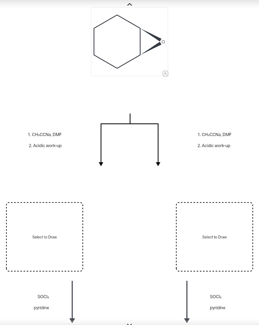 Solved 1. CH3CCNa, DMF 2. Acidic workup