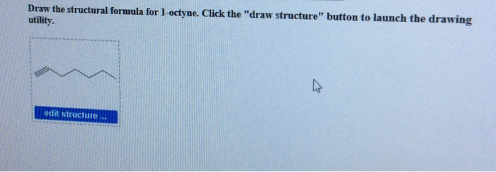 Octyne Structural Formula