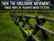 enclosure movement industrial revolution
