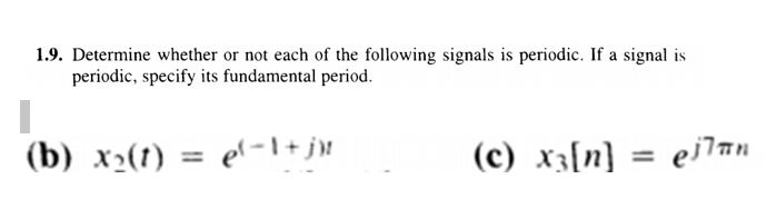 Solved 1.9. Determine whether or not each of the following | Chegg.com