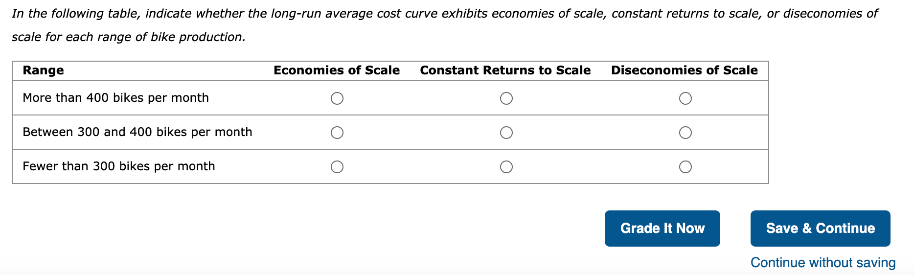 Solved Back to Assignment Attempts Do No Harm / 4 5. Costs | Chegg.com
