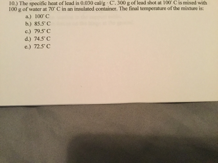 solved-10-the-specific-heat-of-lead-is-0-030-cal-g-c-300-chegg