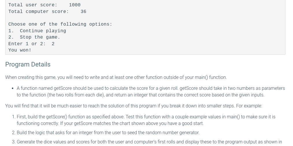 Solved The goal of this lab is to write a program that | Chegg.com