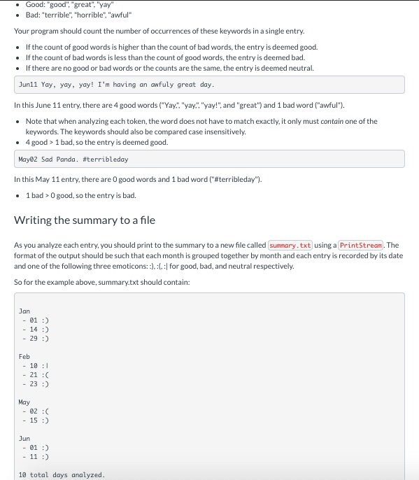 Solved Please do it in Java and make it easy for a beginner | Chegg.com