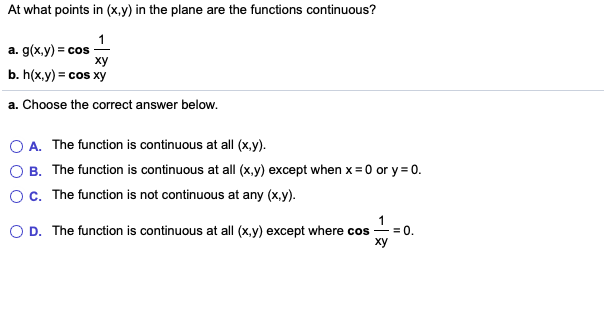 Solved At What Points In x y In The Plane Are The Chegg solved-at-what-points-in-x-y-in-the-plane-are-the-chegg
