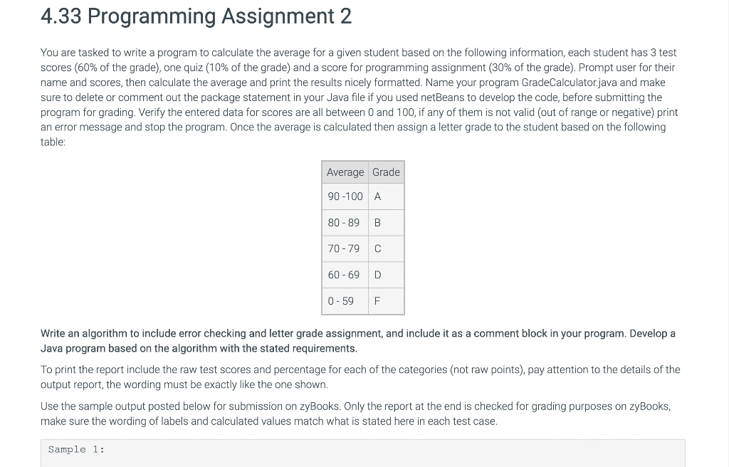 Solved 4.33 Programming Assignment 2 You are tasked to write | Chegg.com
