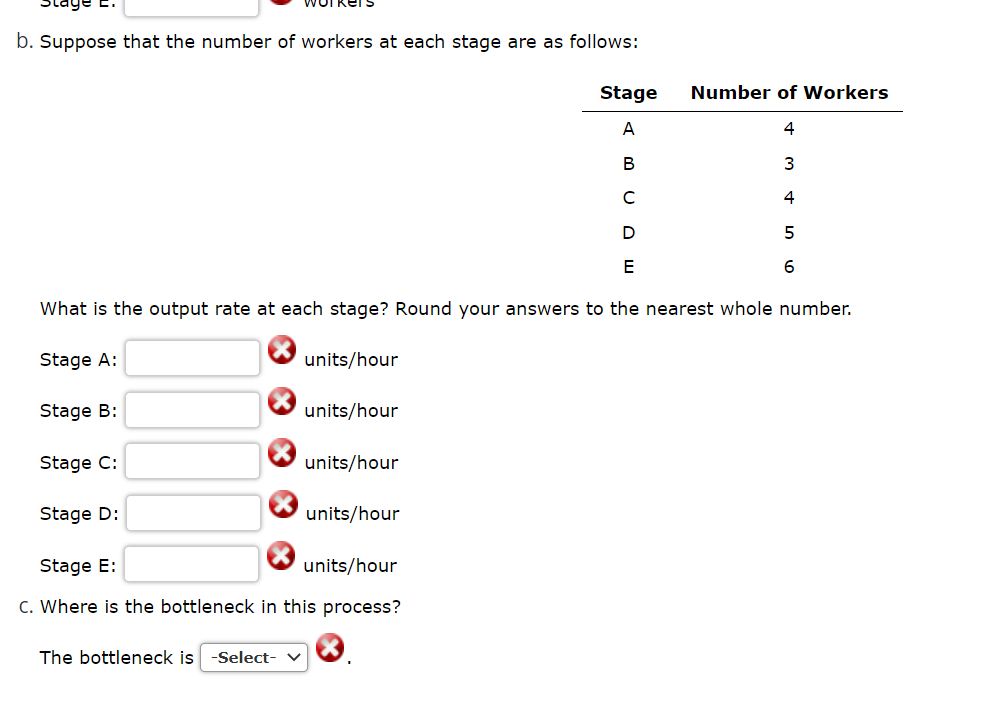 Solved The production process shown below consists of five | Chegg.com
