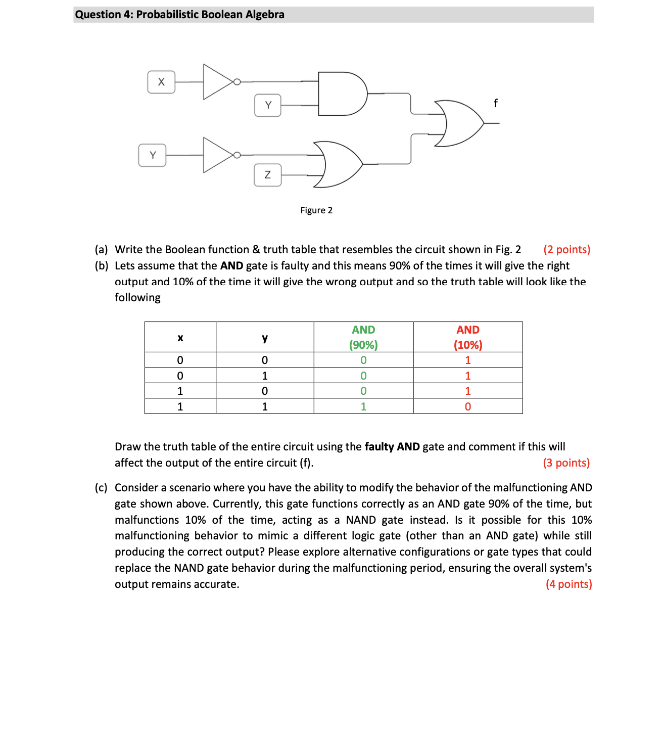 Solved (a) ﻿Write the Boolean function & truth table that | Chegg.com