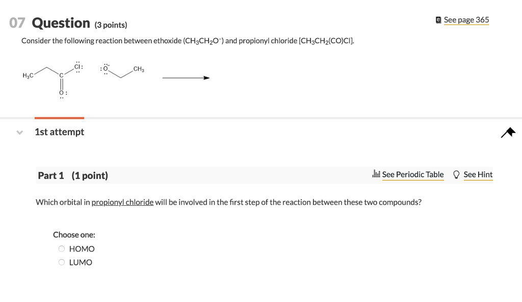 Solved 7 Question (3 points) e See page 365 Consider the | Chegg.com