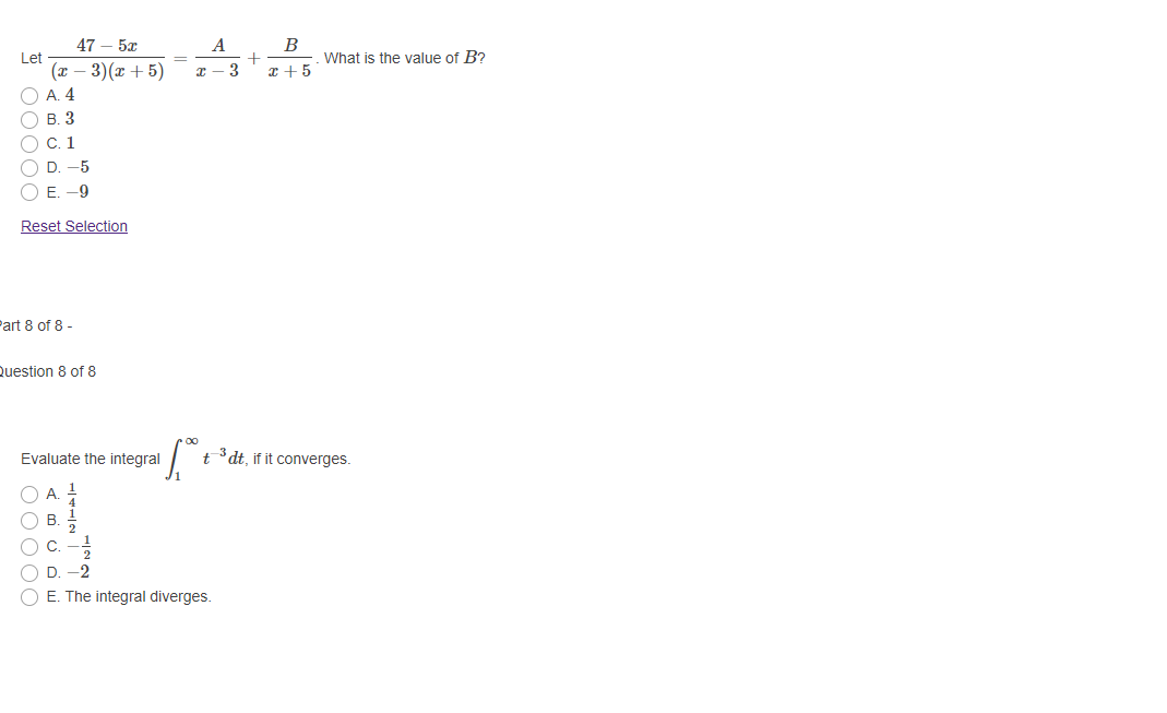 Solved А I-3 + B 2 +5 What Is The Value Of B? 47 - 53 Let | Chegg.com