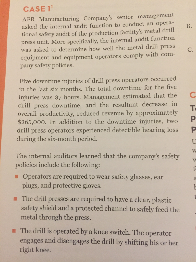 B. CASEI AFR Manufacturing Company's senior