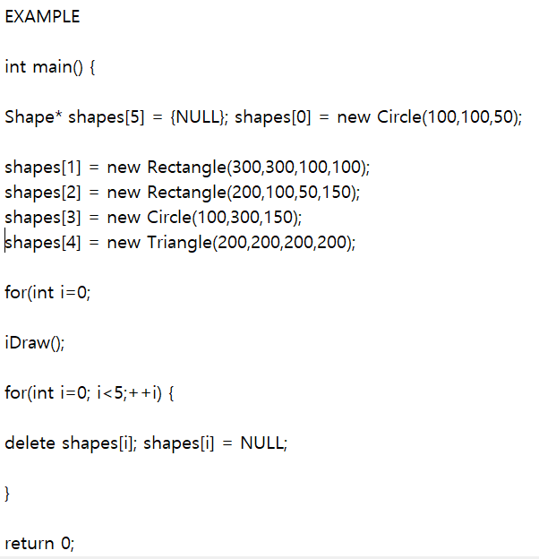 Solved Shape Class Private Coordinates of shapes (x, y), | Chegg.com